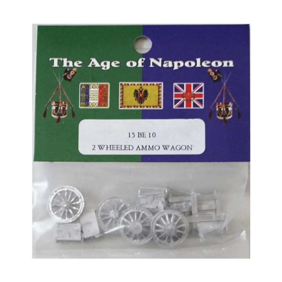 

2-колесный вагон для боеприпасов, Age of Napoleon - British - Equipment (15mm) (Blue Moon)