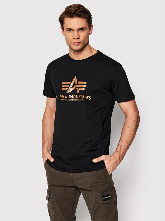 

Футболка стандартного кроя Alpha Industries, черный