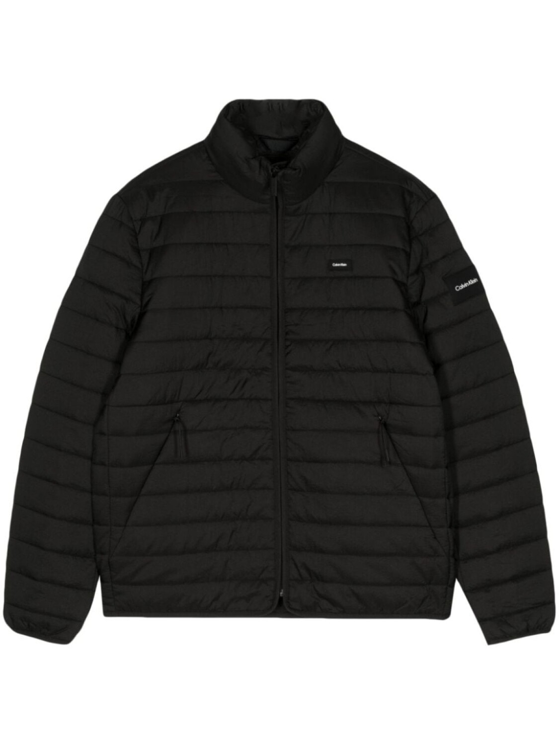 

Пуховик с логотипом Calvin Klein, черный