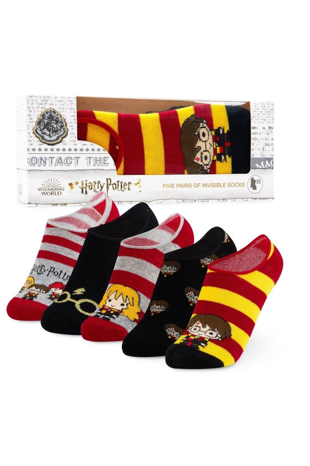 

Носки, 5 шт. Harry Potter, мультиколор