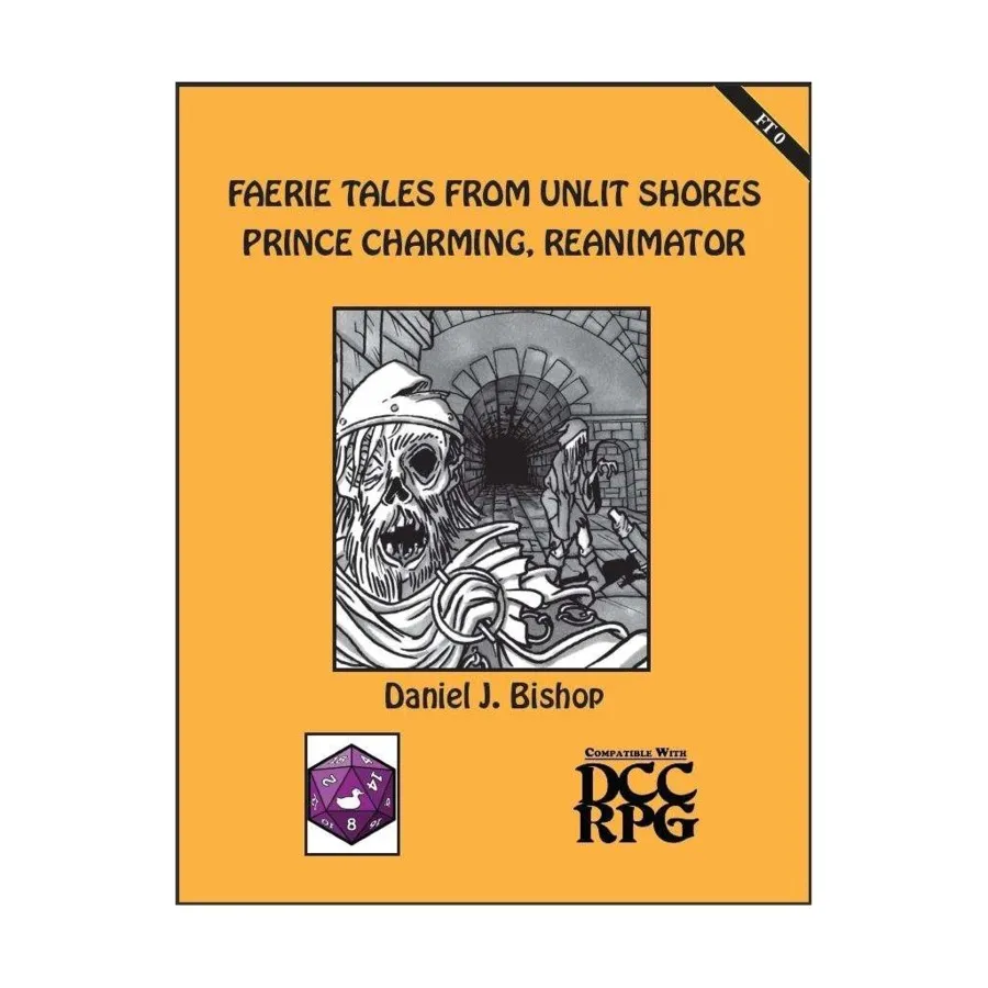

Faerie Tales from Unlit Shores - Prince Charming, Reanimator, Dungeon Crawl Classics (Purple Duck Games), мягкая обложка