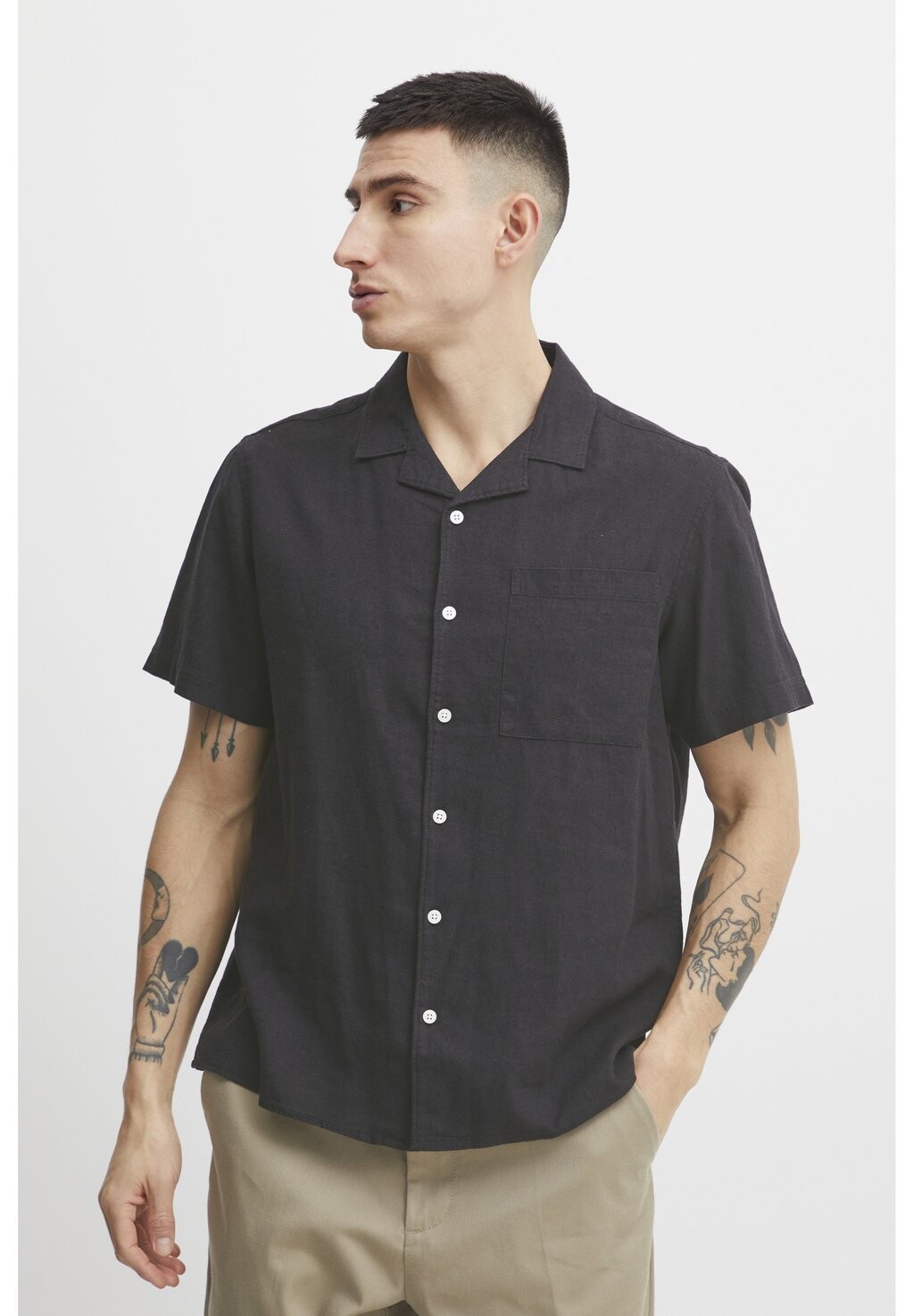 

Рубашка SDALLAN CUBA Solid, цвет true black