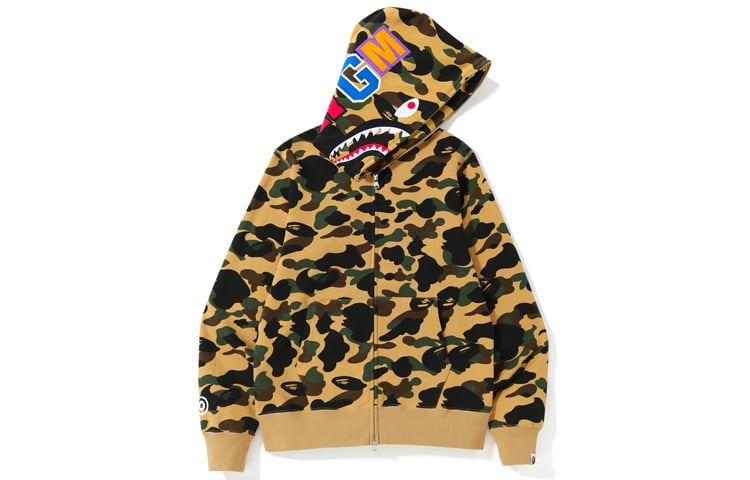 

Куртка Shark Series для мужчин A Bathing Ape, зеленый