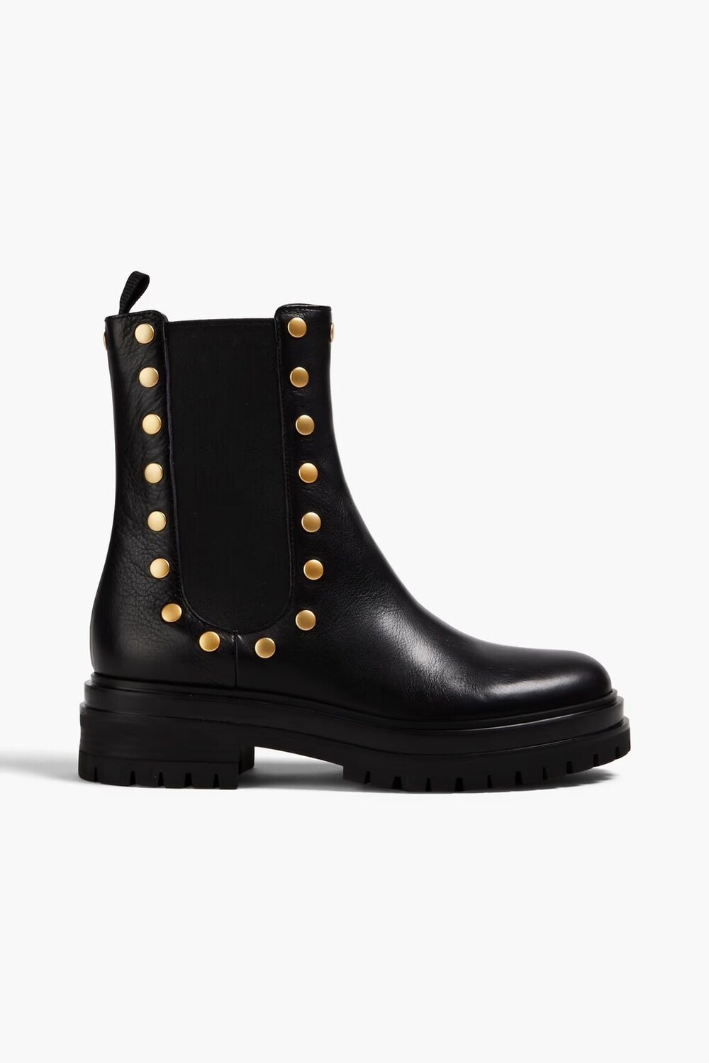 

Кожаные ботинки челси Russel с шипами Gianvito Rossi, черный