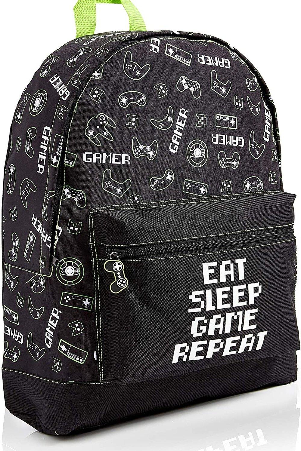 Большой светящийся в темноте рюкзак Gamer CityComfort, черный командный рюкзак beaver для девочек и мальчиков забавный дорожный ранец для подростков школьная сумка