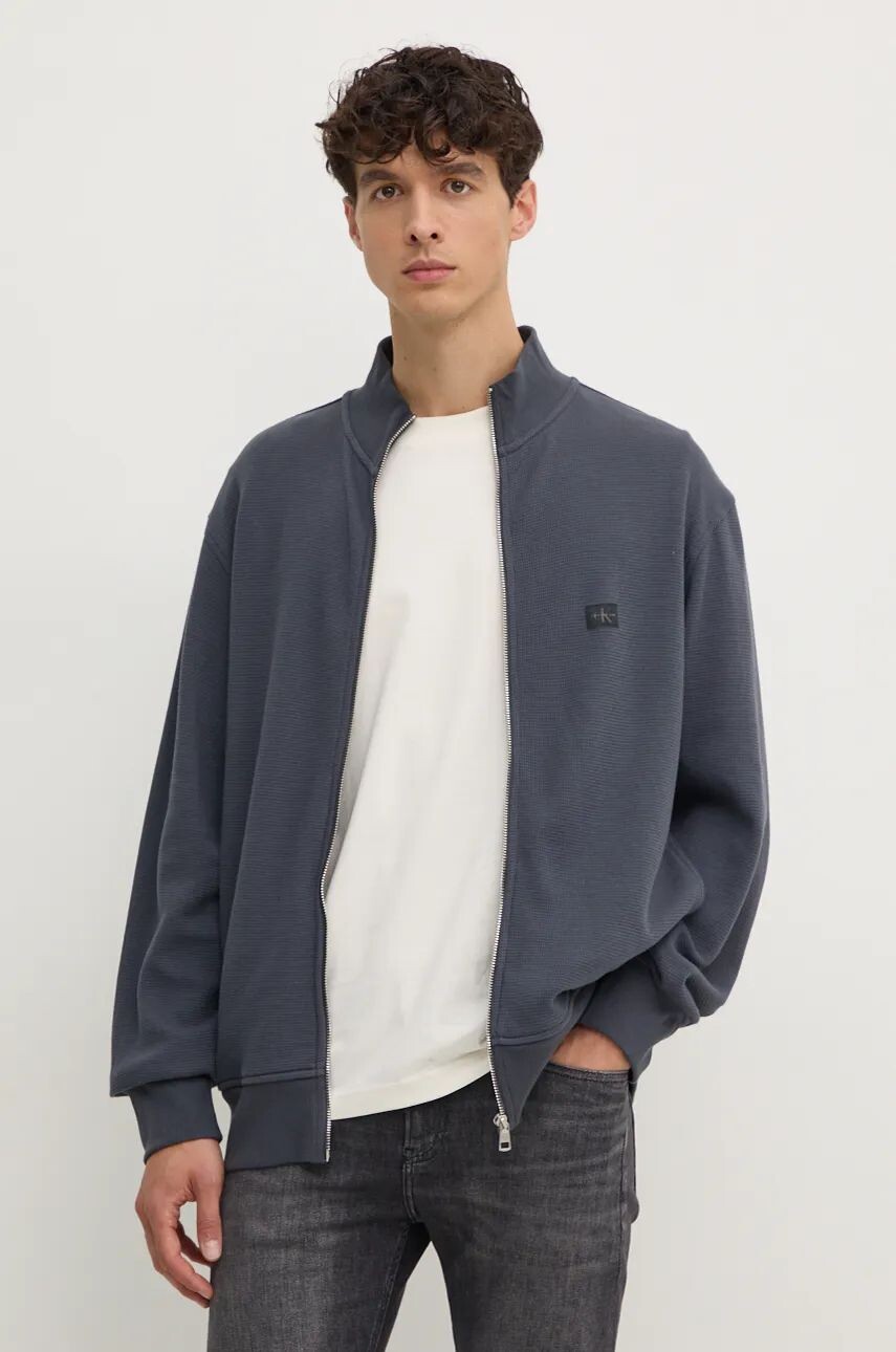 

Хлопковая толстовка Calvin Klein Jeans, серый