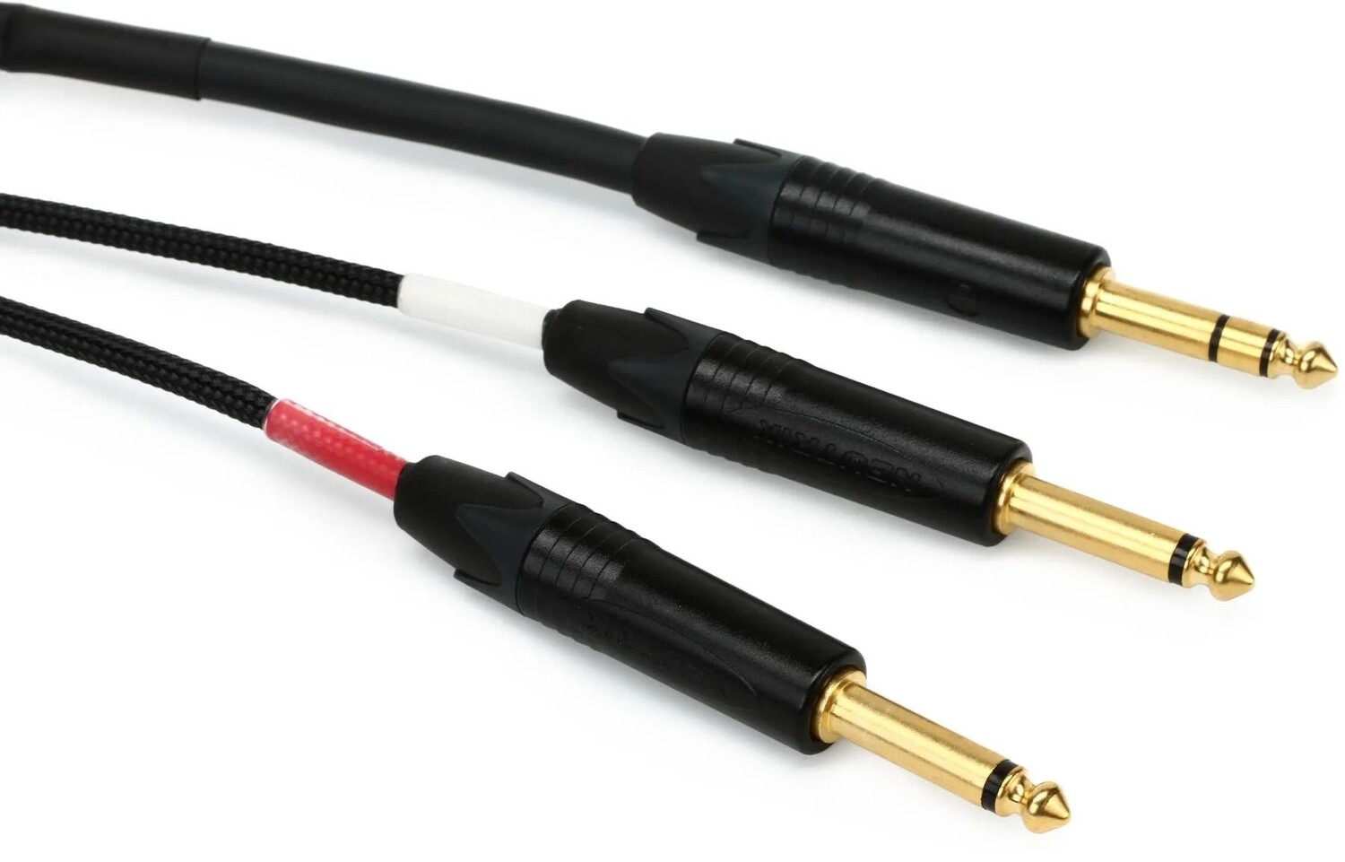 

Кабель Mogami Gold Insert TS — штекер TRS 1/4 дюйма на двойной штекер TS 1/4 дюйма — 6 футов
