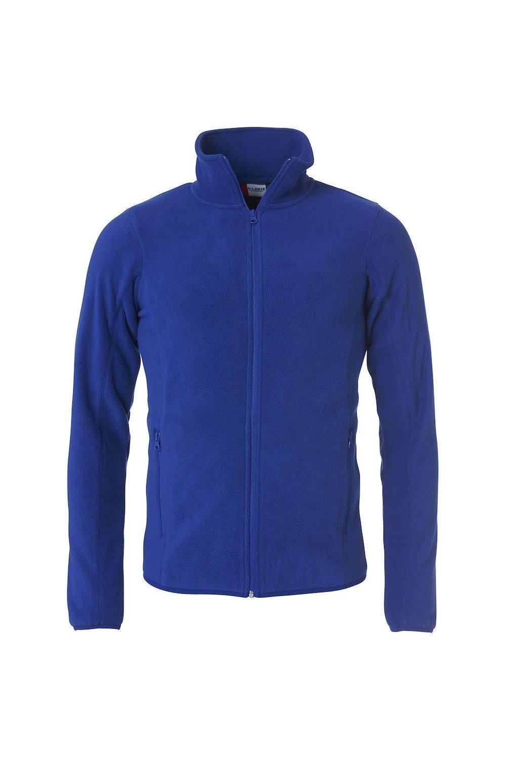 Базовая флисовая куртка Clique, синий плоские круглые полимерные бусины из глины комплект подвесок эластичная нить застежка лобстер коробка для самостоятельного изготовлен