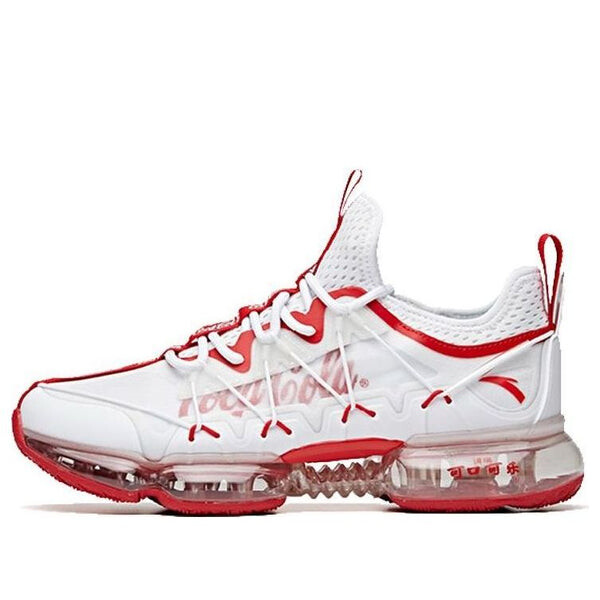 

Кроссовки (WMNS) Anta X Coca-cola 2020 Air Cushion Running Shoes 'White Red', белый