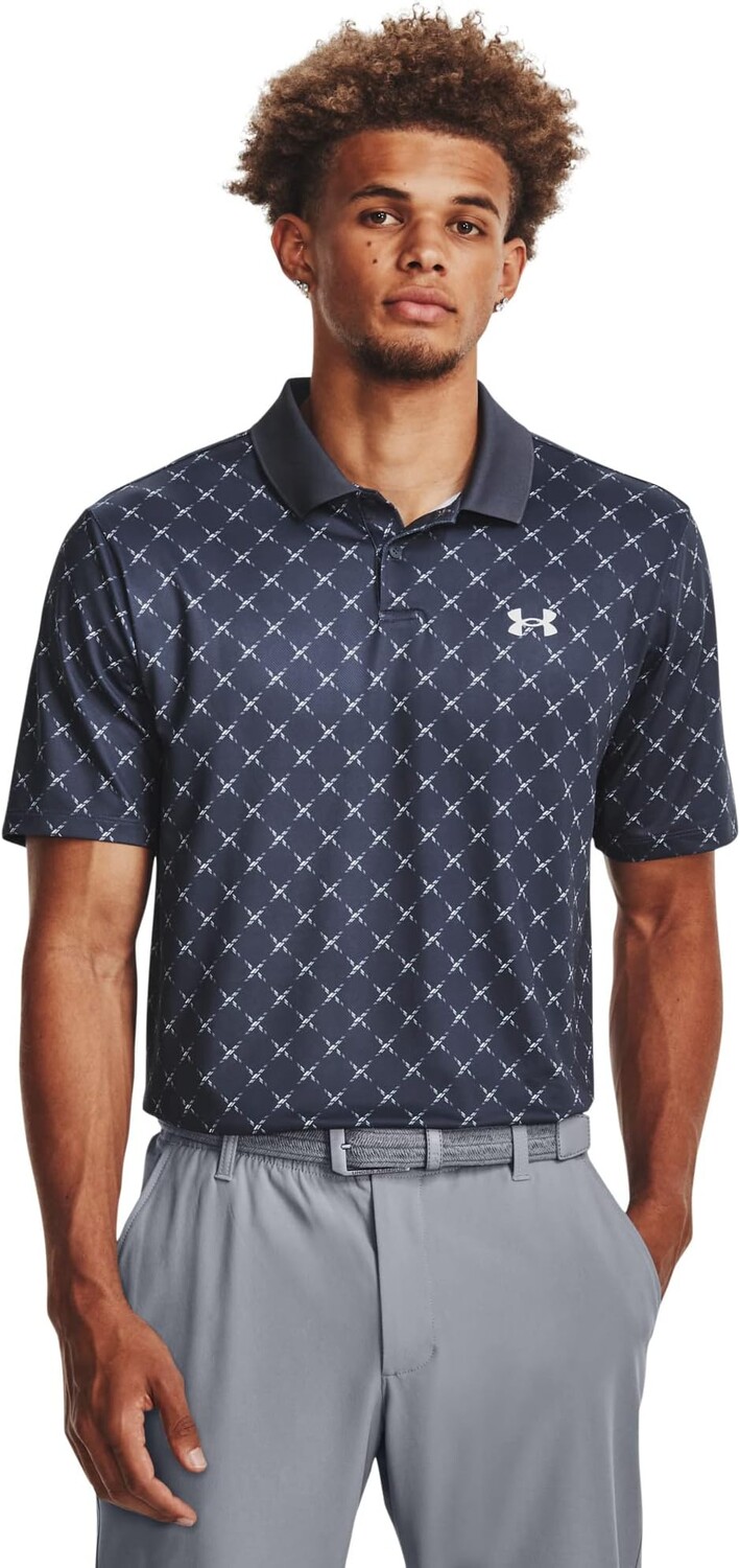 

Новинка-поло Performance 3.0 Under Armour Golf, цвет Downpour Gray/Halo Gray