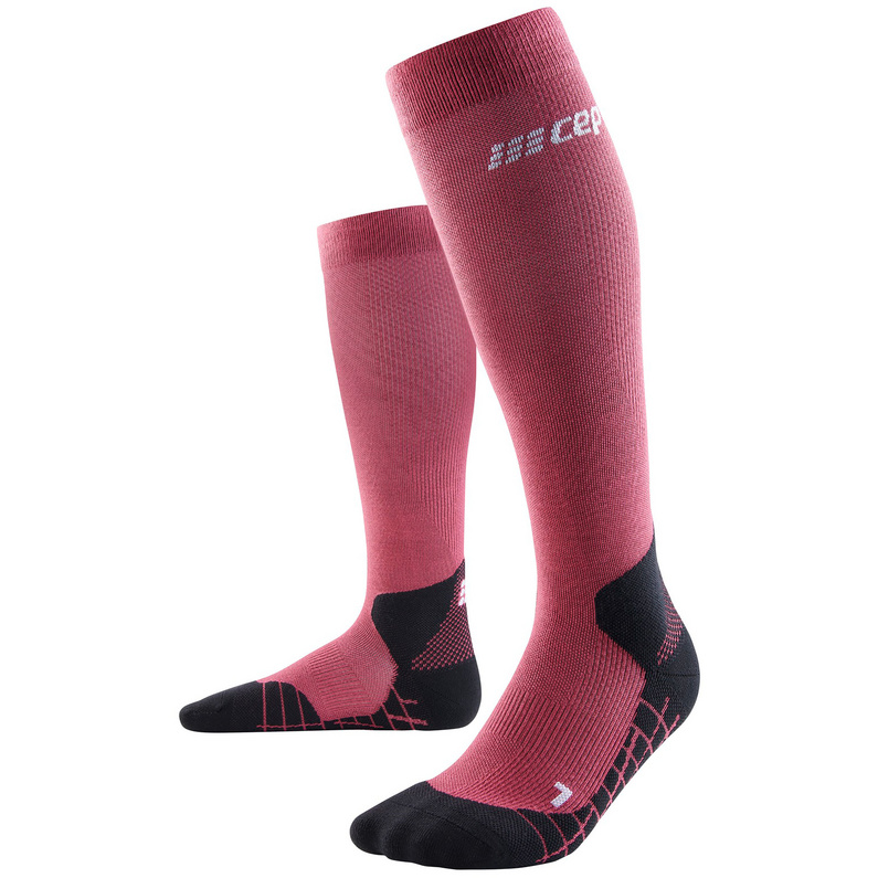 носки женские из шерсти Женские легкие носки из шерсти мериноса CEP, розовый