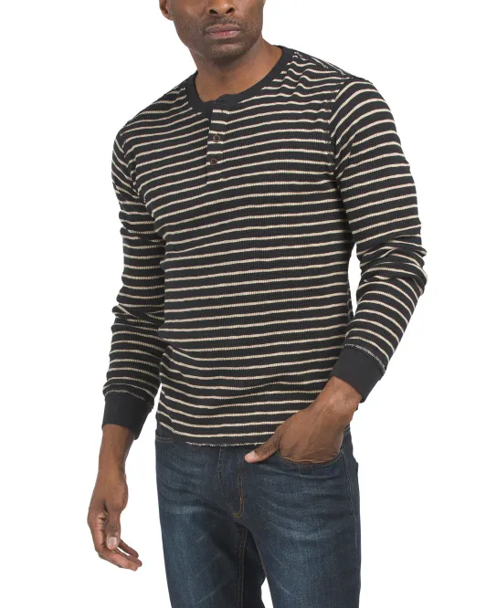 

Краска для одежды Thermal Stripe Henley Lucky Brand, цвет Multi