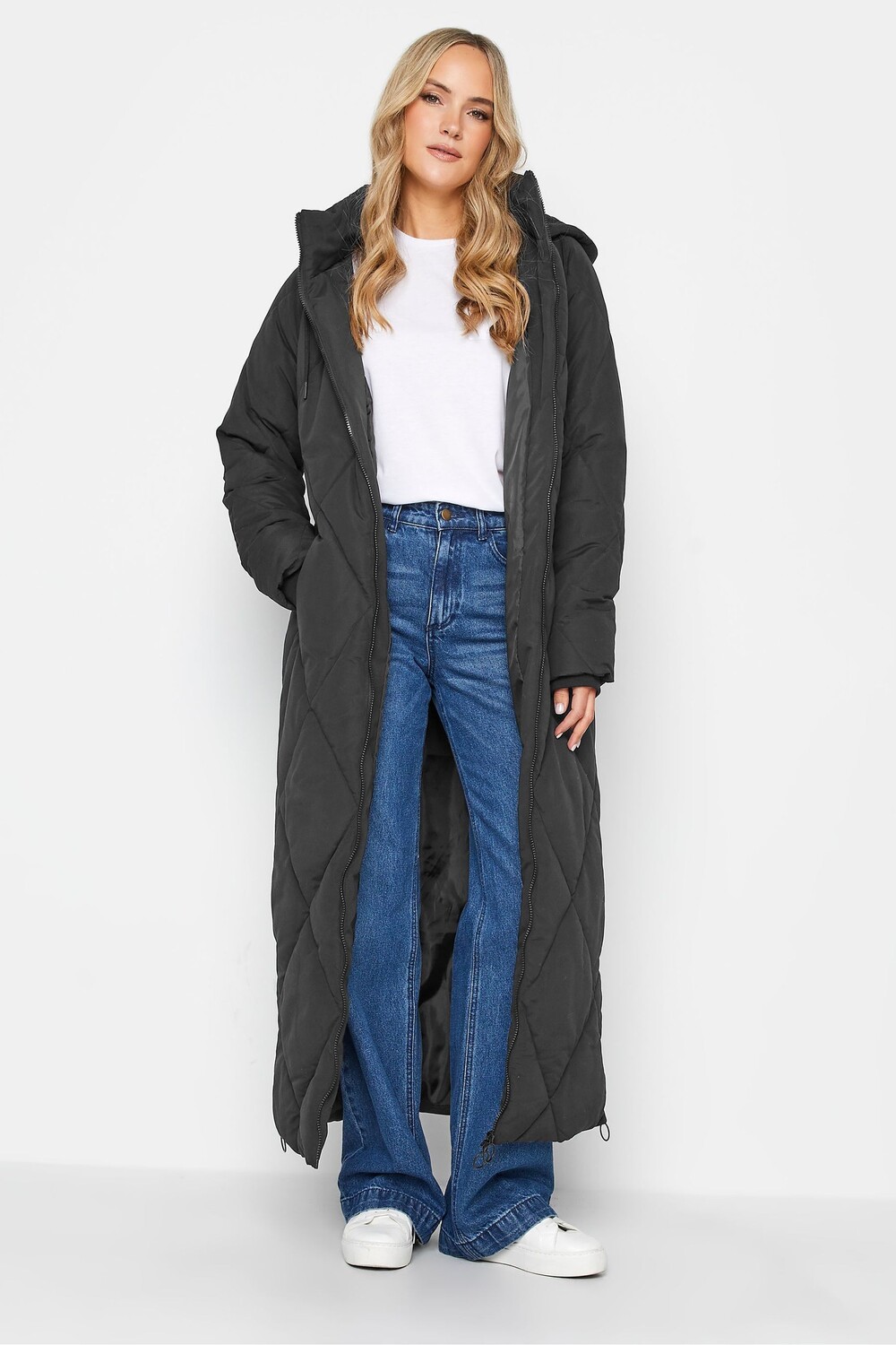 

Длинный пуховик с бриллиантами Long Tall Sally, черный
