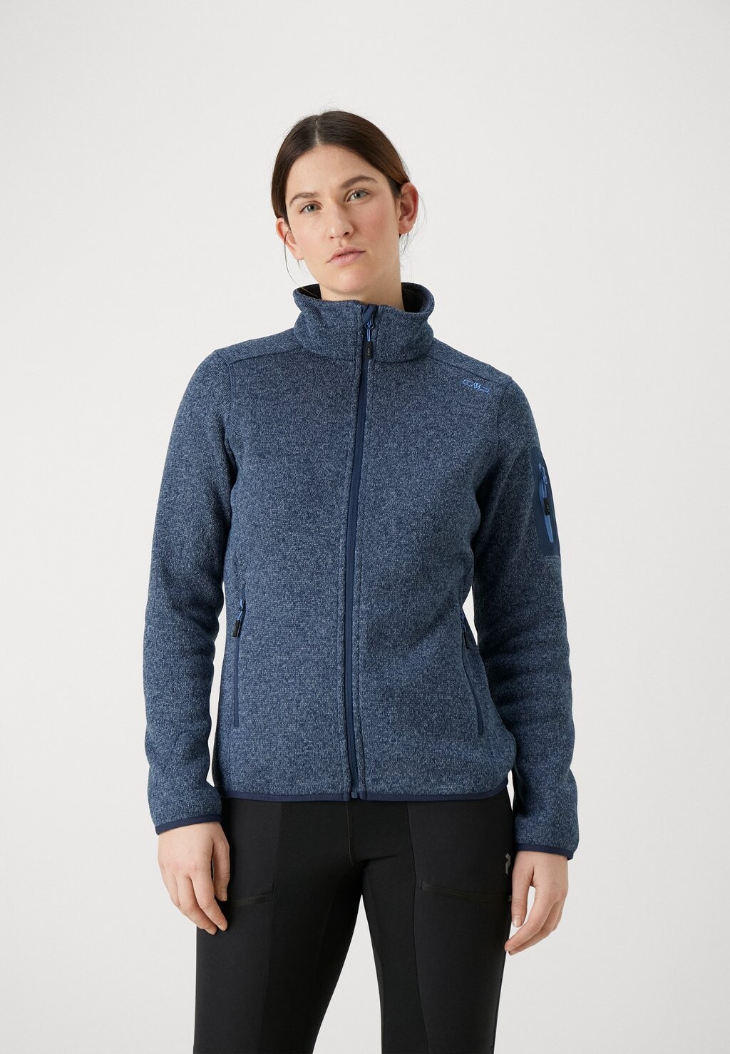 Флисовая куртка WOMAN JACKET CMP, цвет blue/provenza