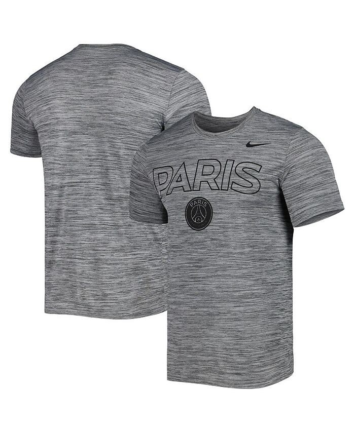 

Мужская футболка серого цвета Хизер Paris Saint-Germain Lockup Velocity Legend Performance Nike, серый