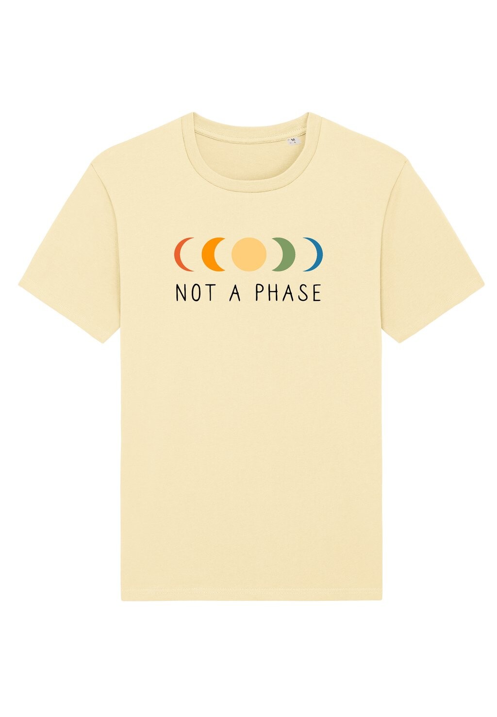 

Футболка с принтом NOT A PHASE Watapparel, цвет butter