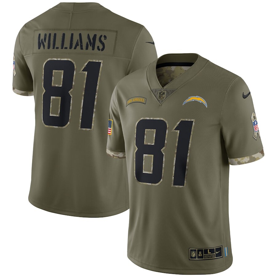 

Джерси Nike Los Angeles Chargers, оливковый