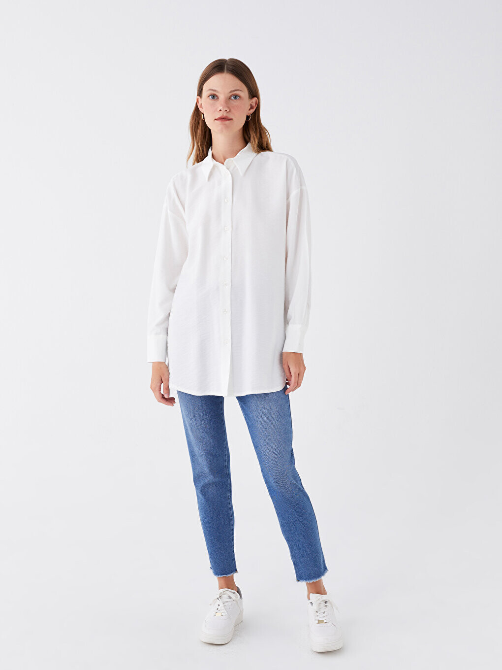 

Женские джинсовые брюки Mom Fit LCW Modest, среднее индиго родео