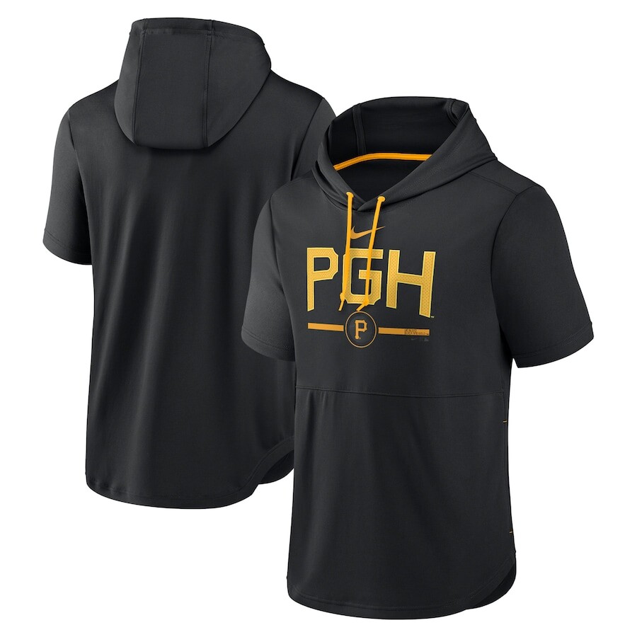 

Пуловер с капюшоном Nike Pittsburgh Pirates, черный