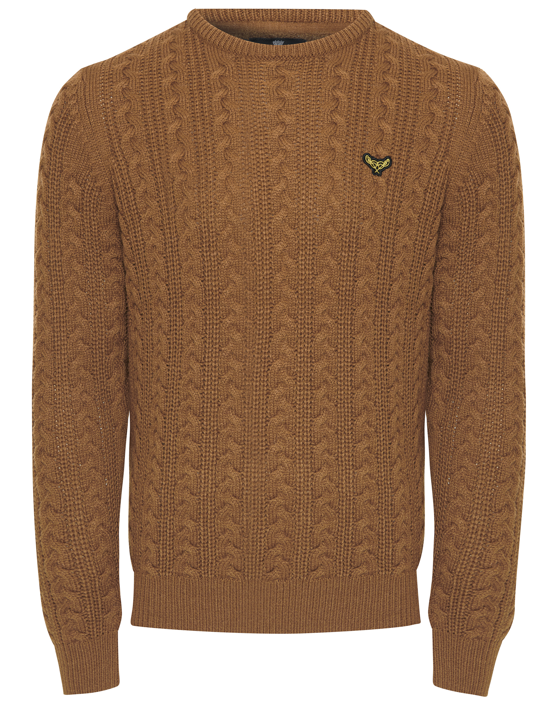 Пуловер Threadbare Strick Ely, коричневый пуловер threadbare strick reed черный