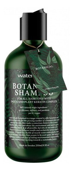 

Waterclouds, Botanical Shampoo, Шампунь для всех типов волос, 250 мл