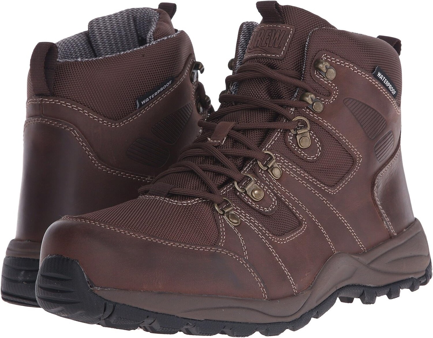 

Ботинки на шнуровке Trek Waterproof Boot Drew, цвет Dark Brown Leather