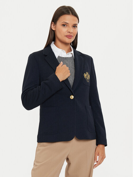 

Приталенный пиджак Tommy Hilfiger, синий