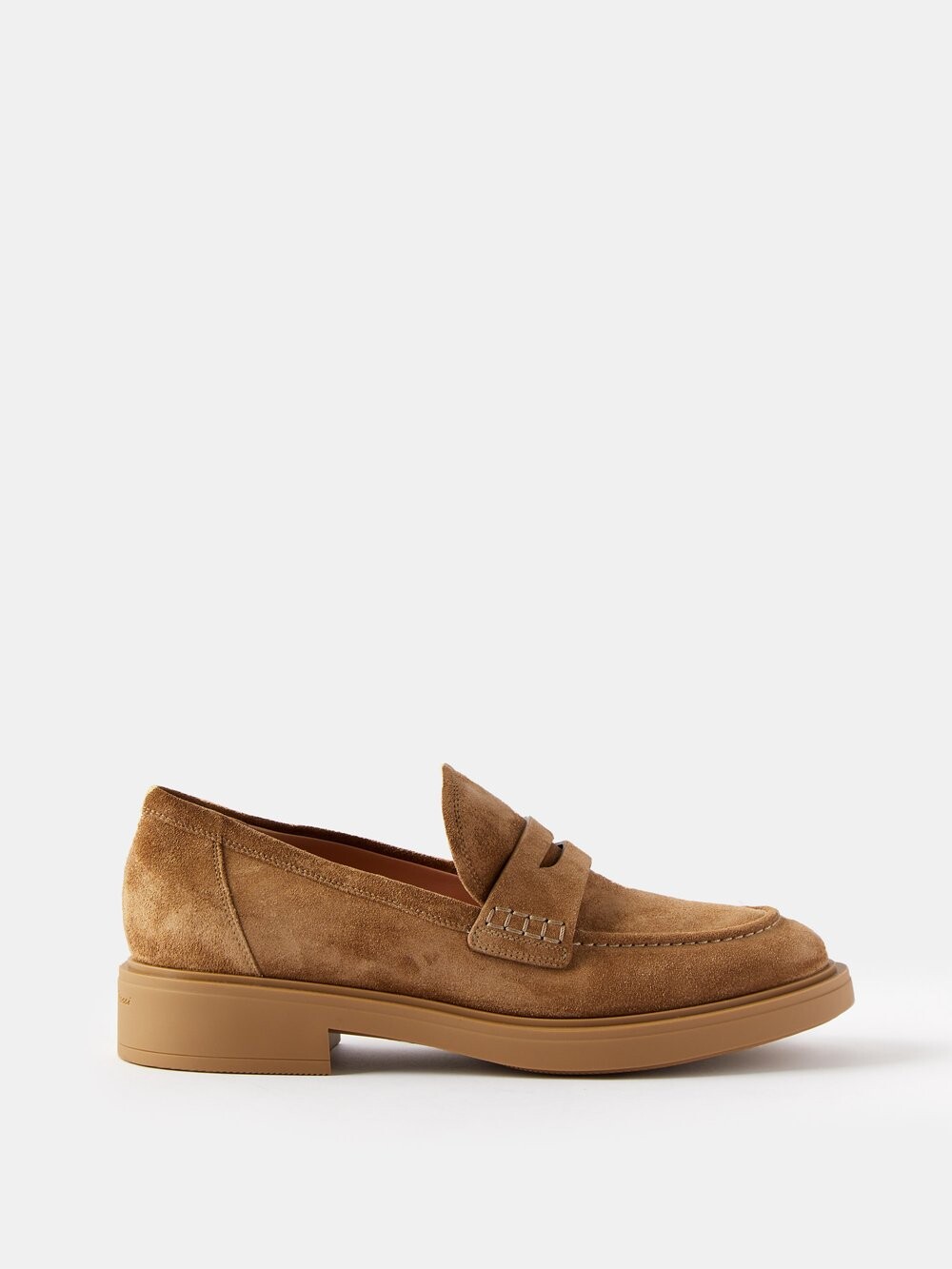 

Замшевые лоферы harris Gianvito Rossi, коричневый