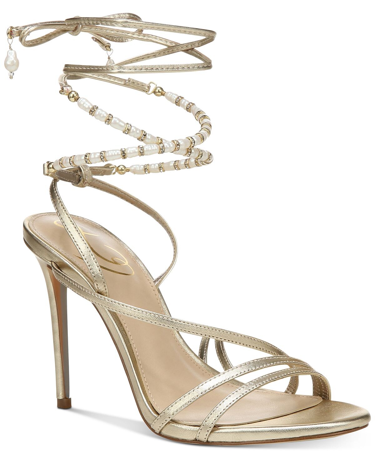 

Женские классические сандалии Scarlette с ремешком на щиколотке Sam Edelman, золотой