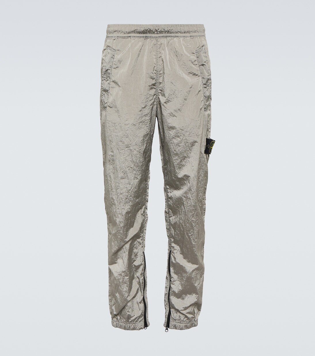 

Спортивные брюки с вышивкой Stone Island, серый