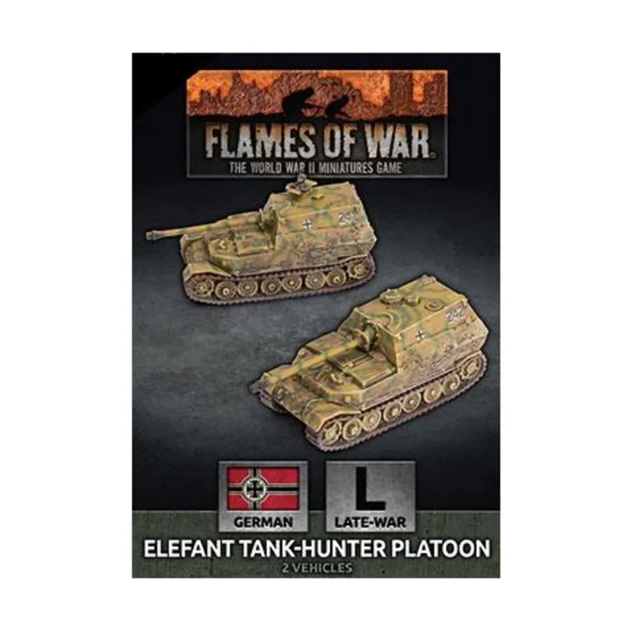 

Взвод охотников за танками «Элефант», Flames of War - WWII - German - Tanks (4th Edition)