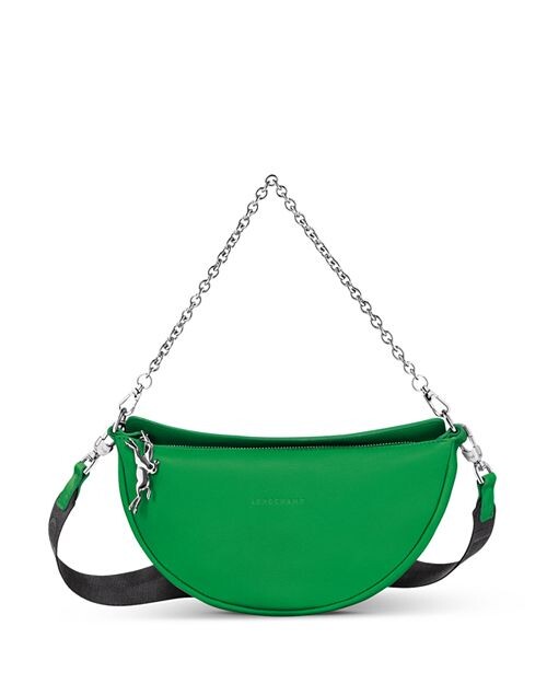 

Через плечо Smile Half Moon Longchamp, цвет Green