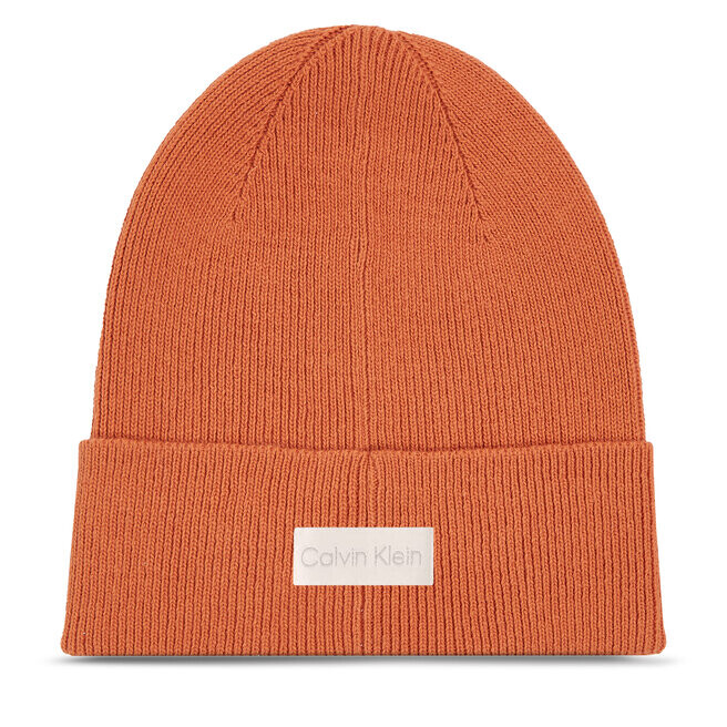 

Шапка Calvin Klein EssentialKnit Beanie, коричневый