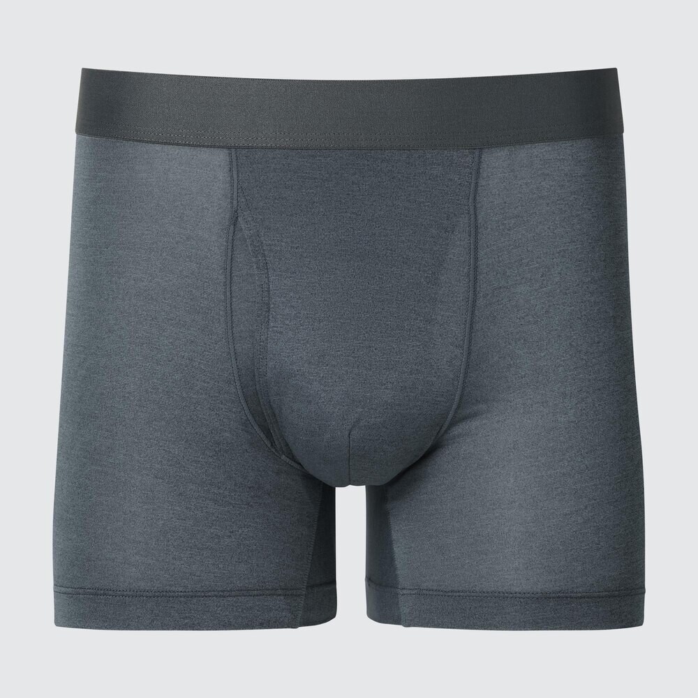

Мужские трусы Uniqlo AIRism эластичные, сине-серый