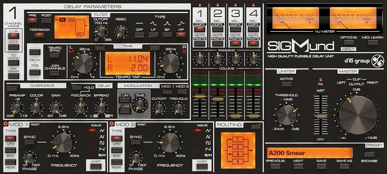

Плагин D16 Group Sigmund Delay