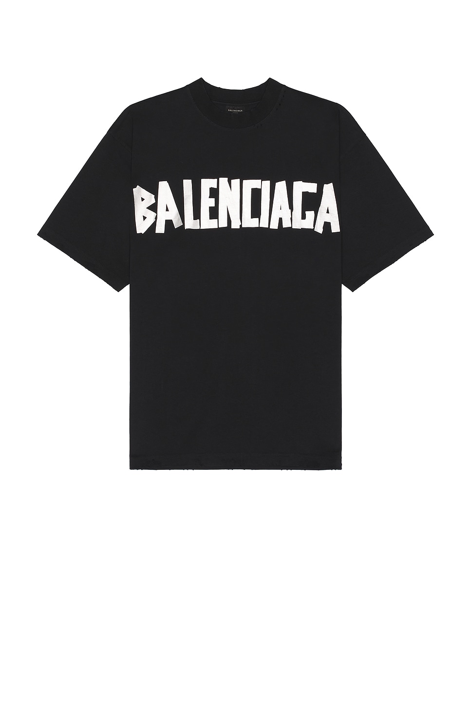 

Футболка средней посадки Balenciaga, цвет Faded Black & Silver