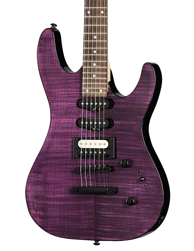 

Электрогитара Kramer Striker Figured HSS Electric Guitar - Transparent Purple