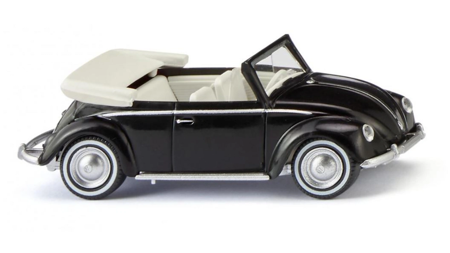 Wiking 1:87 VW Beetle 1200 Cabrio черный набор jada toys tmnt hwr vw drag beetle w michelangelo figure 34018 1959 vw drag beetle