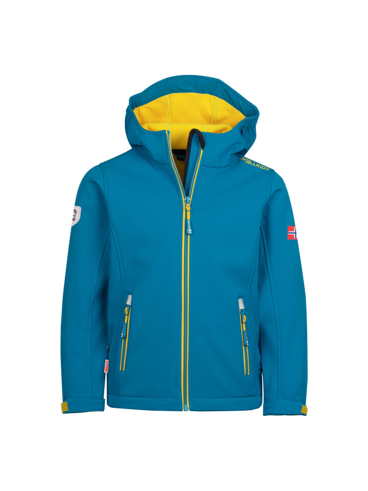 

Куртка Trollkids Trollfjord, цвет atlantic blue