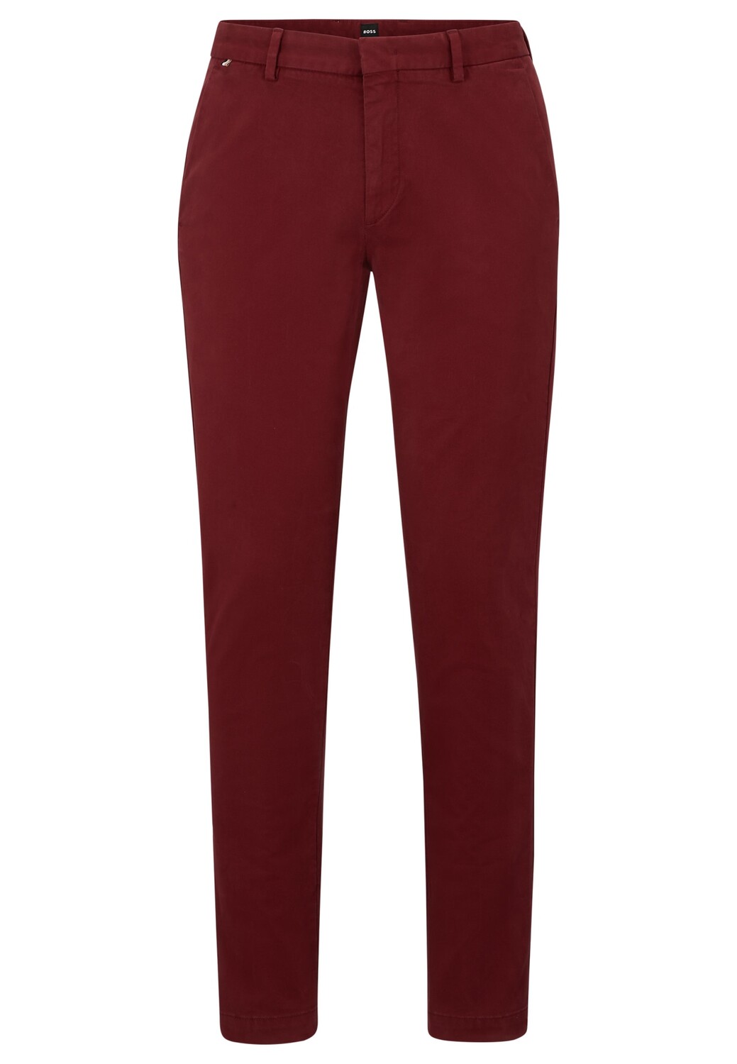 

Брюки чино BOSS KAITO1 Slim Fit, темно-красный
