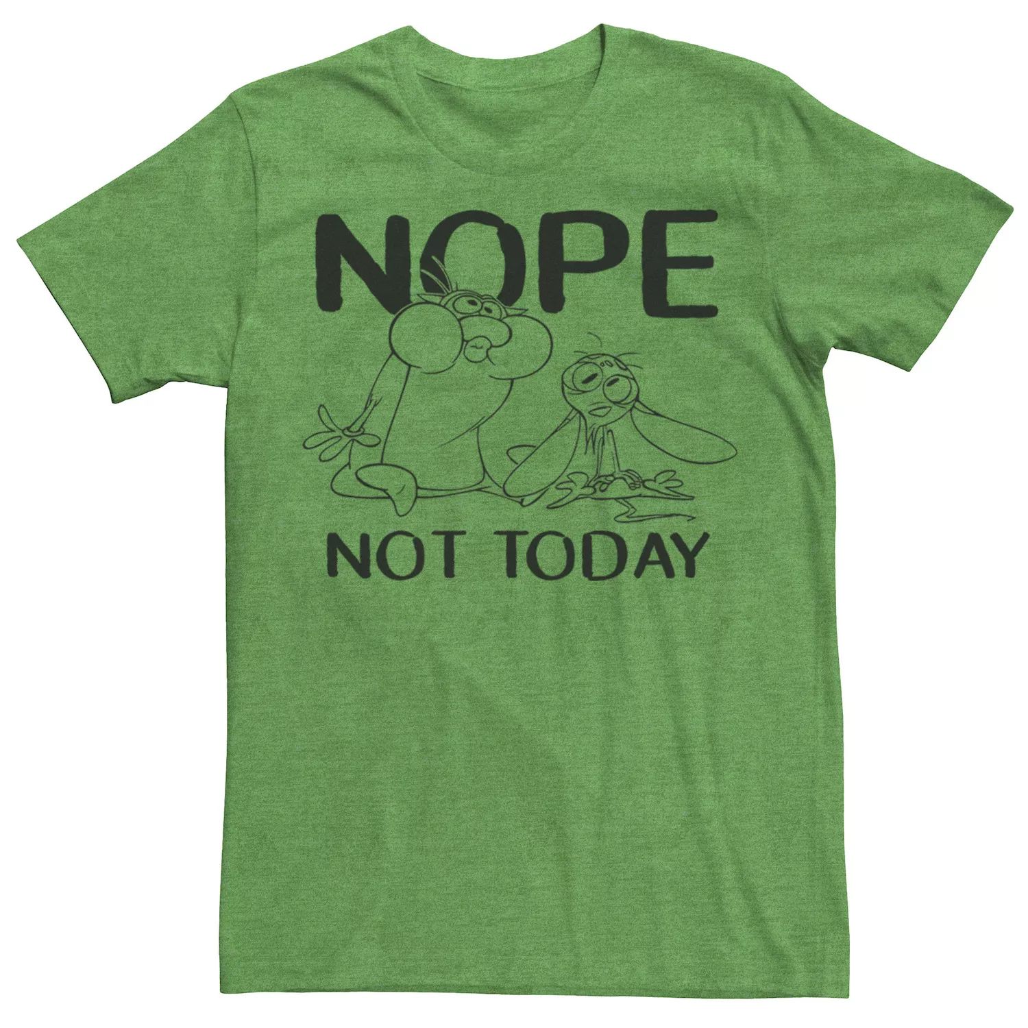 Мужская футболка Ren & Stimpy Nope Not Today с эскизом Nickelodeon