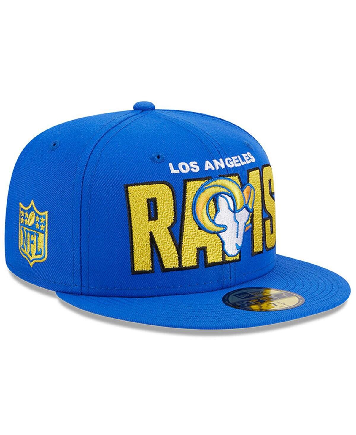 

Мужская приталенная кепка Royal Los Angeles Rams 2023 NFL Draft 59FIFTY New Era