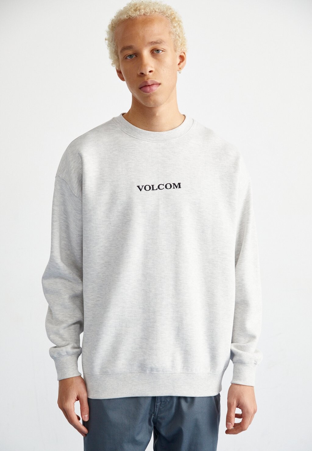 Толстовка STONE CREW Volcom, цвет bone heather