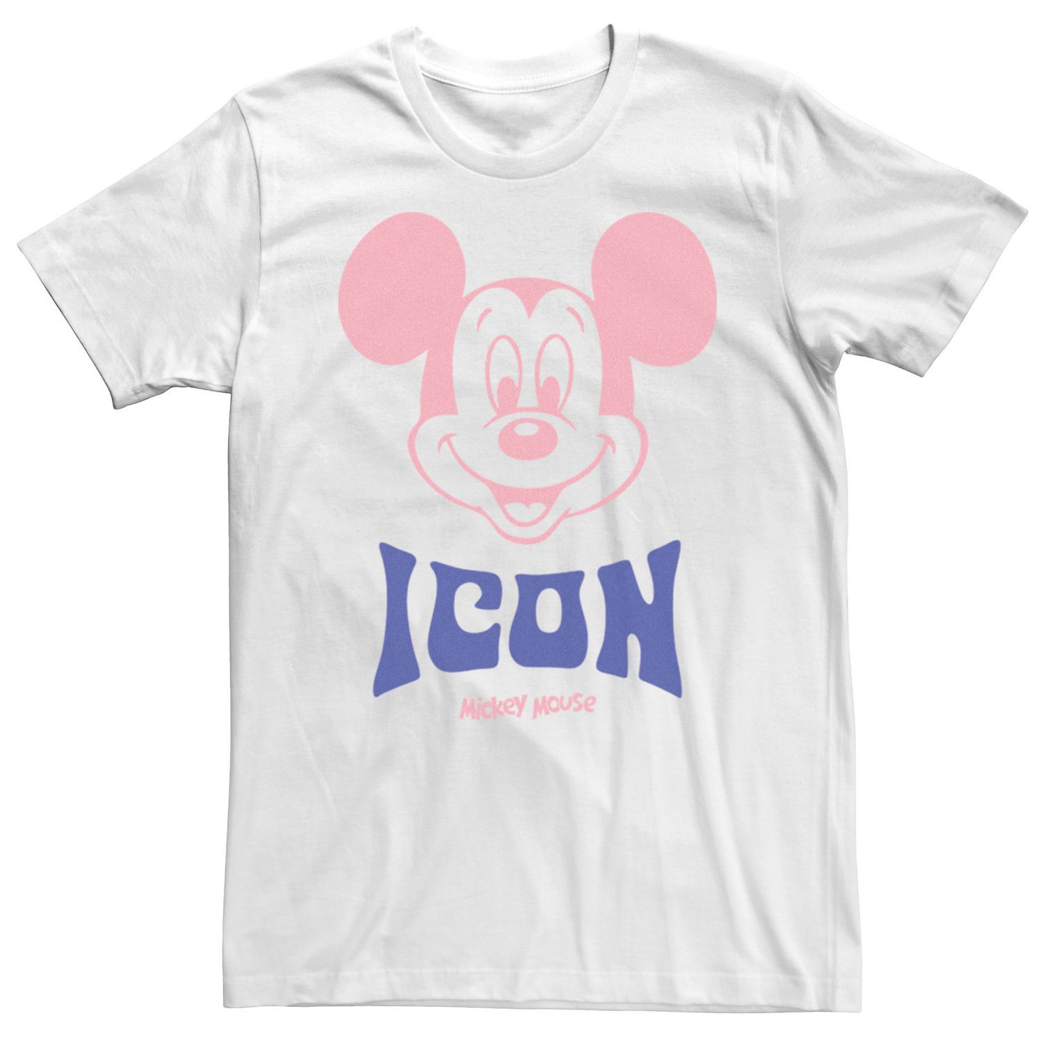 Мужская футболка Mickey And Friends Mickey Icon Disney, белый мужская классическая футболка mickey and friends group shot disney