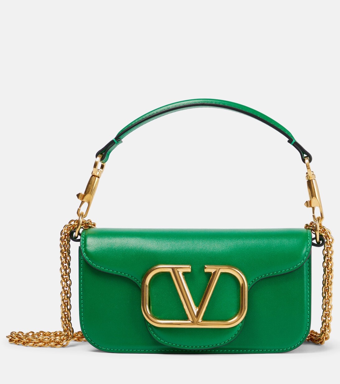 

Locò Маленькая кожаная сумка через плечо Valentino Garavani, зеленый