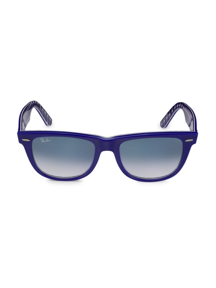 

Солнцезащитные очки Wayfarer RB2140 54MM Ray-Ban, цвет Black Blue