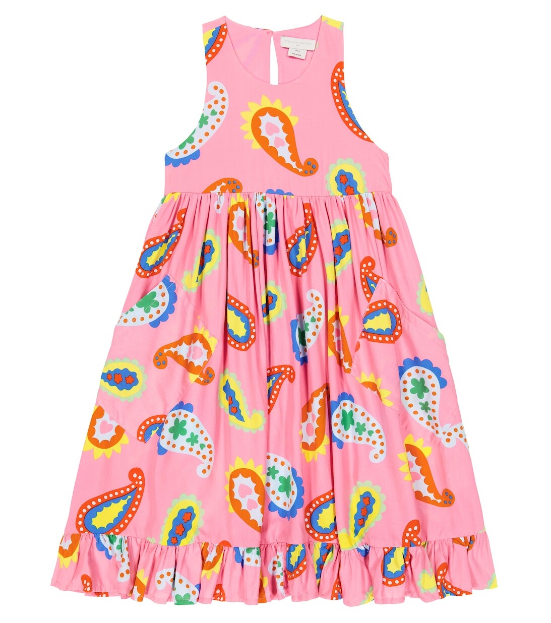 

Платье с принтом пейсли Stella McCartney Kids, розовый