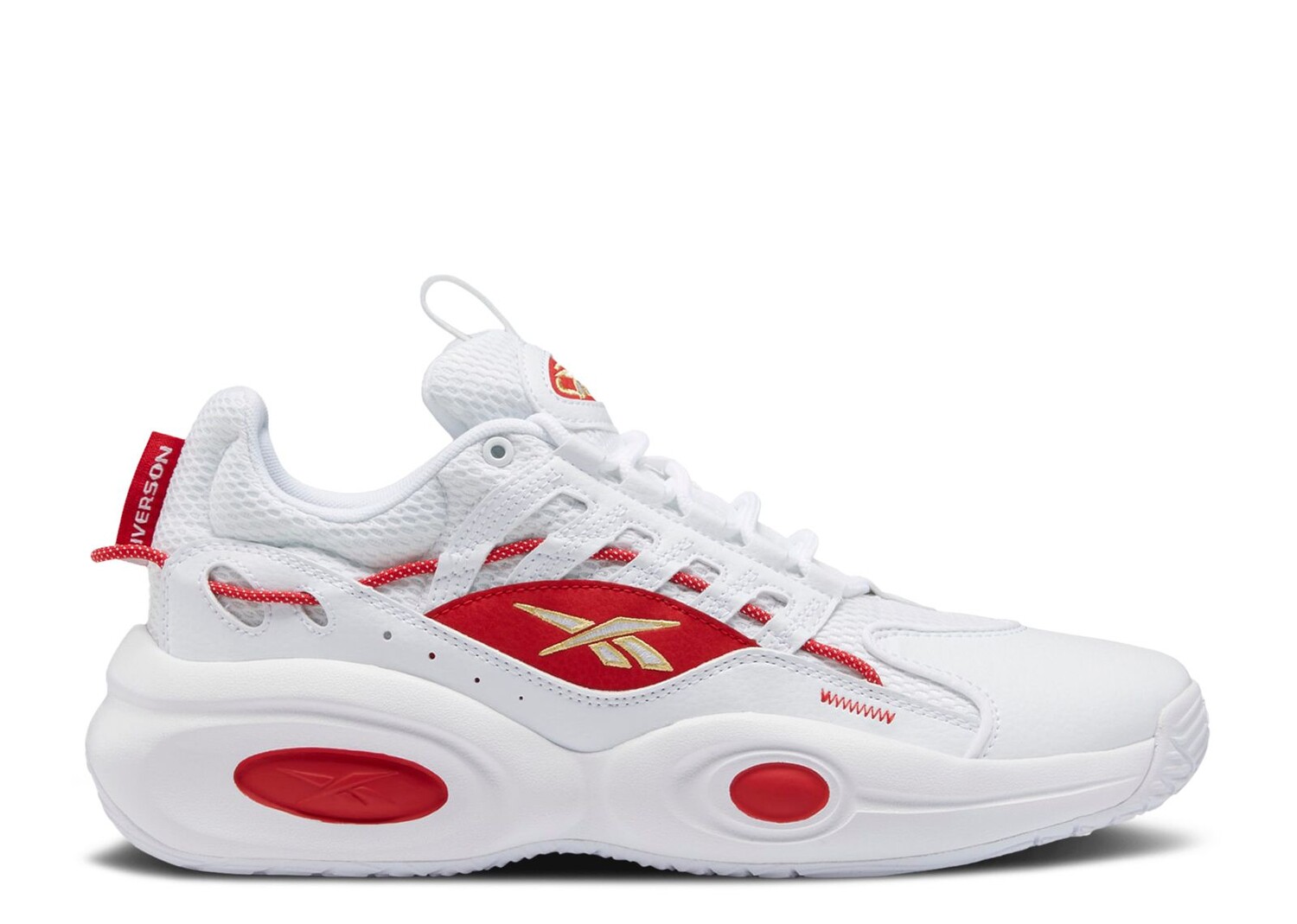

Кроссовки Reebok Solution Mid 'White Vector Red', белый