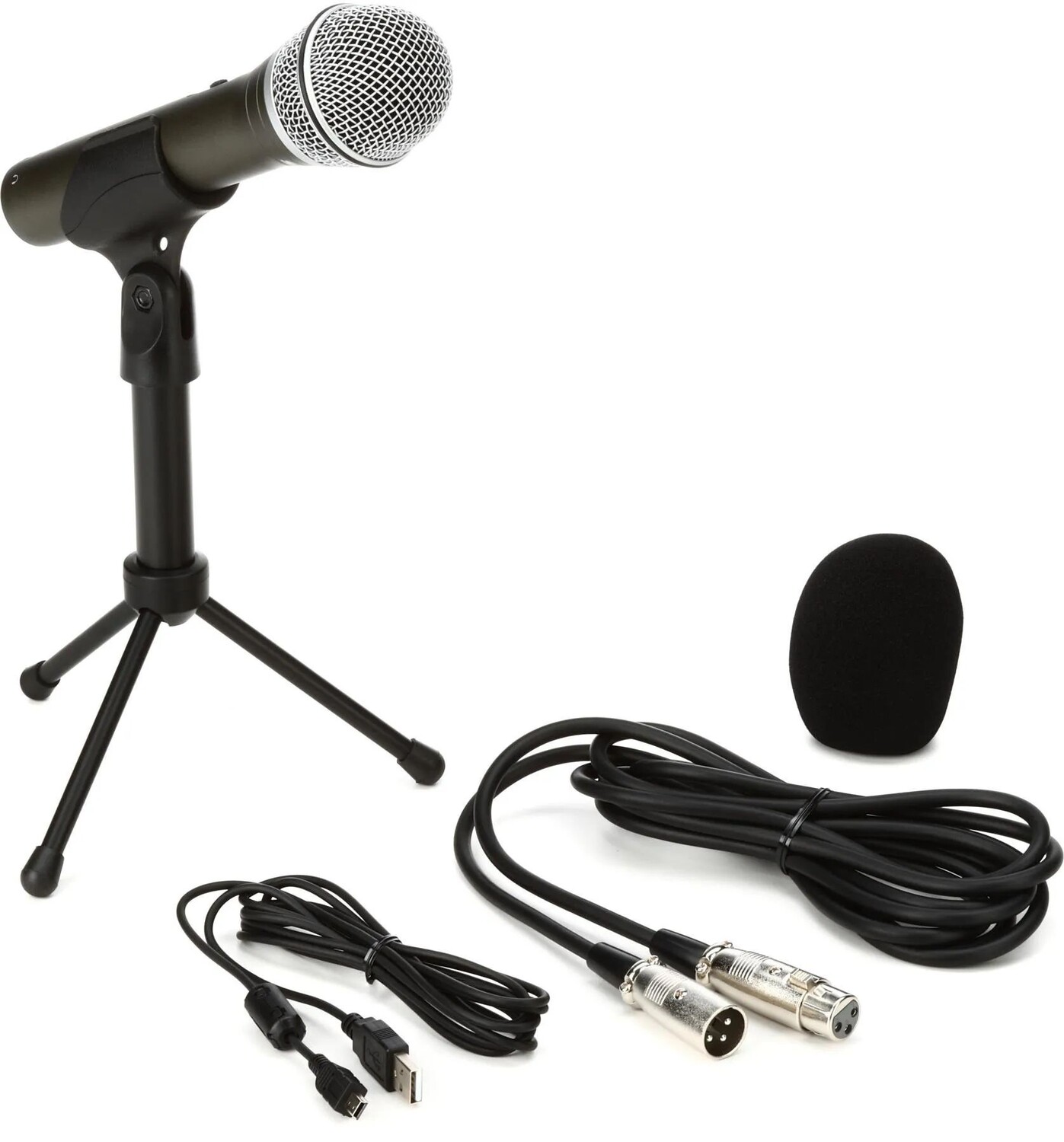 

Комплект Samson Q2U для записи и подкастинга, динамический микрофон USB/XLR с аксессуарами