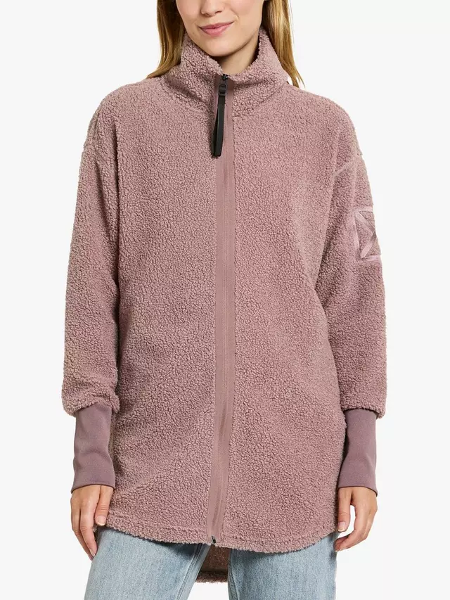 

Куртка Didriksons Sally Full Zip Fleece, цвет faded/wine